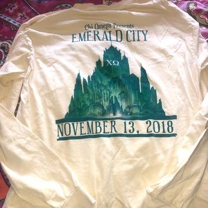 Chi Omega comfort colors tee